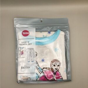 Disney Frozen Blue and White Pajama Set